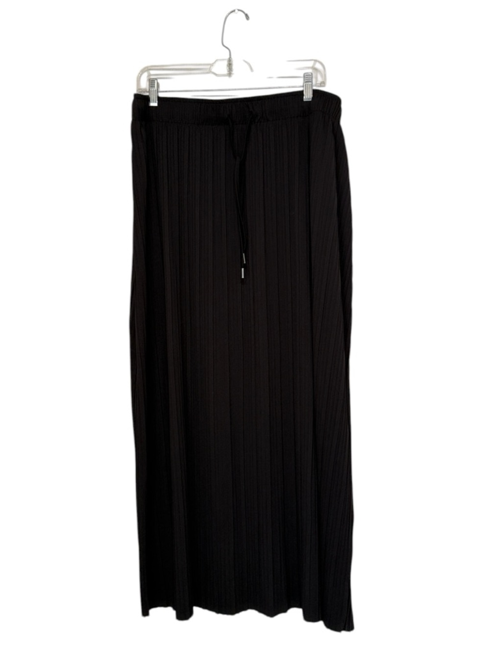 Sabrina Lauren Pleated Maxi Skirt Black Size XL